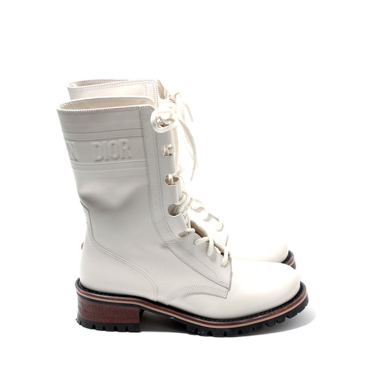 Christian Dior Creme Boots 38.5