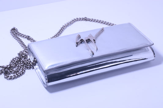 Giuseppe Zanotti Silver Clutch