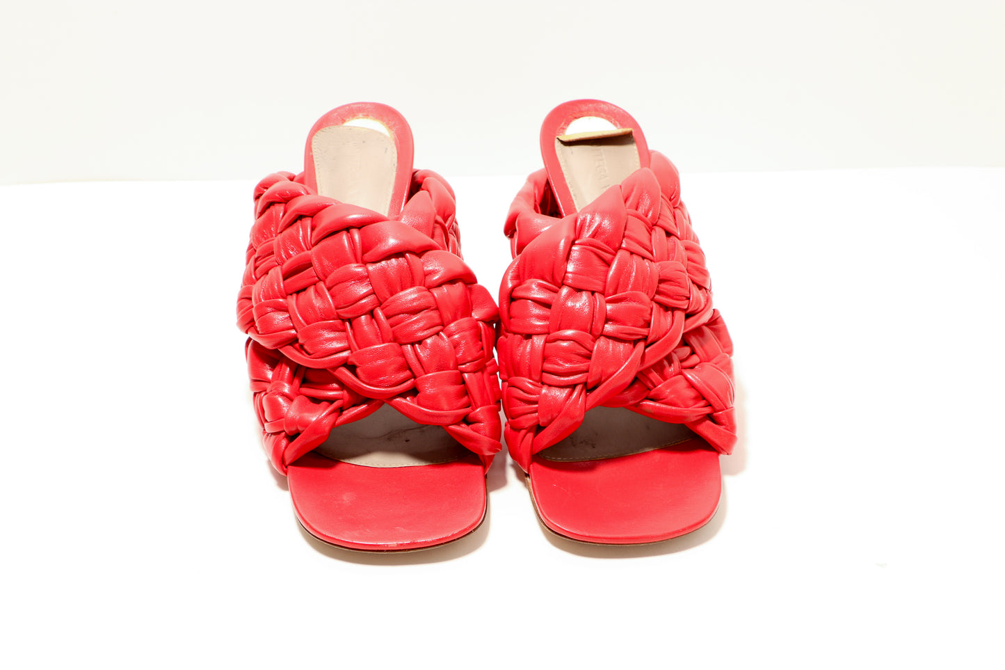 Bottega Veneta Leather Slingback Sandals 39.5