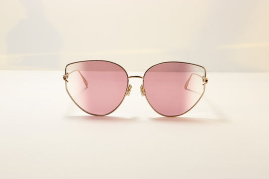 Christian Dior Pink/ Gold Sunglasses