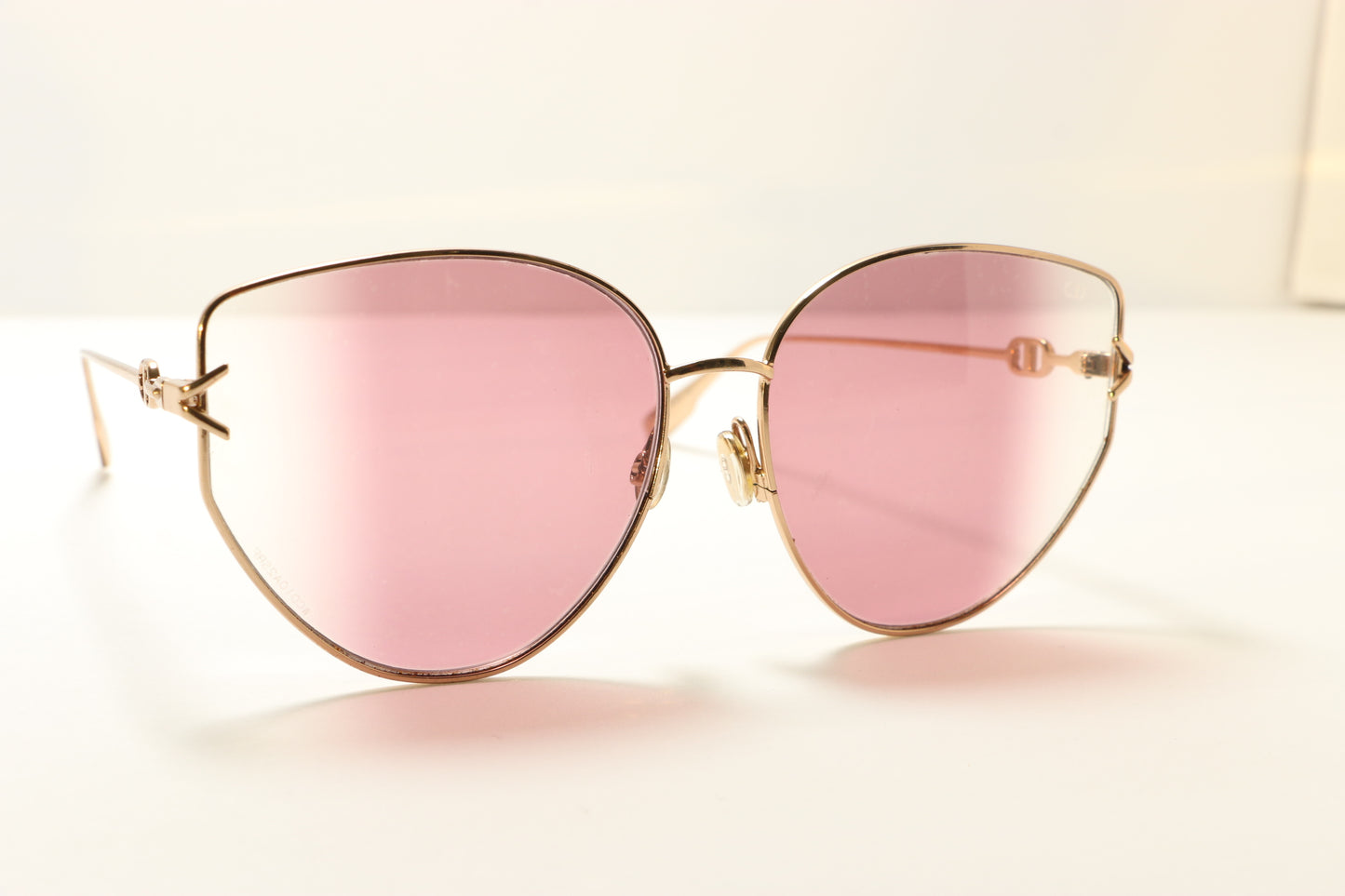 Christian Dior Pink/ Gold Sunglasses