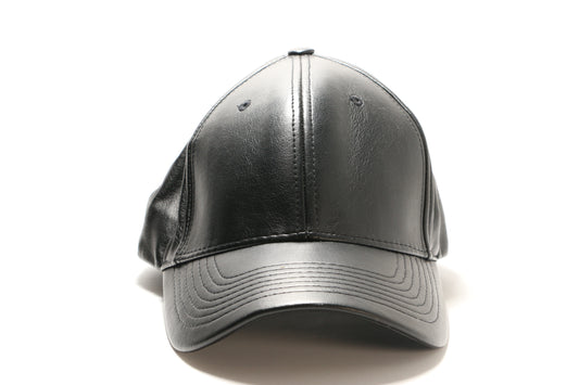 Leather Fitted Hat